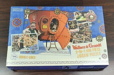 Wallace & Gromit Double Sided - 500 Piece Puzzle. New & Sealed • £7.50