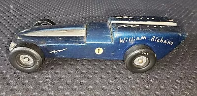 Vintage Soap Box Derby 7  Car Cub Boy Scouts Blue (Original Owner Name On Car) • $24.99