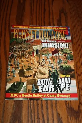 Playset Magazine #57 - May/June 2011 - Marx Battleground Europe Beetle Bailey • $9.99