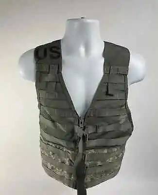 US Military ACU FLC Fighting Load Carrier LBV Tactical Vest Digital Camo MOLLE • $13.99