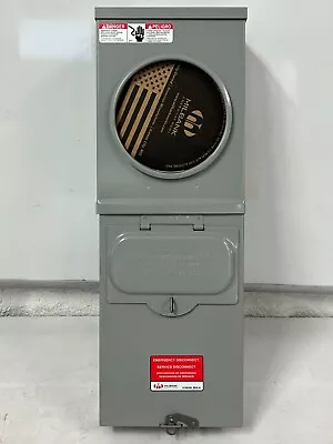 Milbank Energy 200 Amp 4T RT Over/Under Meter Socket NO BREAKER S2468-XL • $350