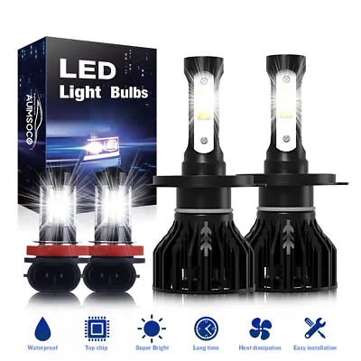 LED Headlight High Low Beam Fog Light 4sides For Toyota Highlander 2008-2010 4X • $49.99