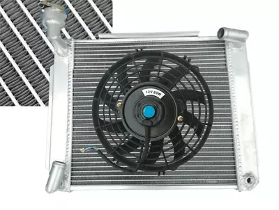 Aluminum Radiator+Fan For MG A MGA 1500 1600 1622 DE LUXE Twin Cam 1955-1962 MT • $175