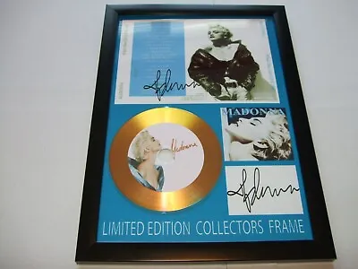 Madonna   Signed  Disc  Framed 87 • £18.90