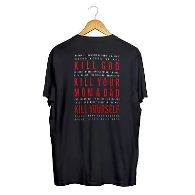 1994 Marilyn Manson Kill Yourself Shirt Vintage Unisex Cotton Black • $10.66