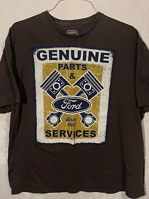 Ford Motor Company Genuine Parts Services Pistons Motorcraft Gray Shirt Size 2XL • $10