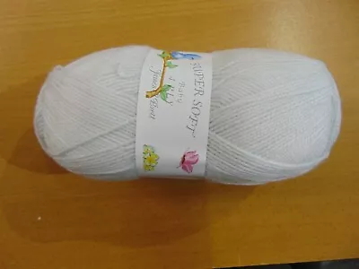 James C Brett 4ply Baby Wool 100% Acrylic Knitting Yarn BY11 Grey • £1.93