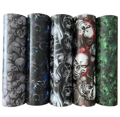 Graffiti Skull Sticker Bomb Vinyl Wrap Decals Cartoon JDM Car Bike Film Roll Sti • $7.90