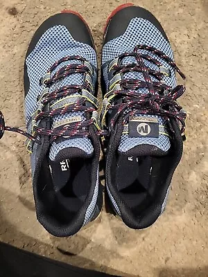Merrell Trail Glove 6 Womens Size 6 Blue Hiking Trail Shoes Barefoot Sneakers • $12.99