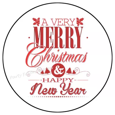 30 Merry Christmas New Year Envelope Seals Labels Party Favors Stickers 1.5  • $1.99