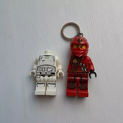 LEGO Key Chain Ninjago Figures LED Flashlight Kai 2015-6 Incomplete For Parts • $23.20