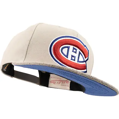 Mitchell & Ness Montreal Canadiens Munch Time Snapback Hat Cap Blue UV OSFM • $30.94