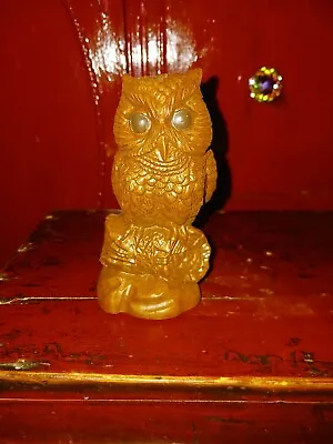 Mid Century Red Mill Owl Figurine Taiwan MCM • $12