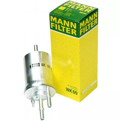 WK69 Mann-Filter Fuel Filter Gas For VW Volkswagen Jetta Beetle GTI Audi A3 City • $31.96