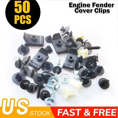 50x Fit For Toyota Engine Cover Clip Screw Undertray Splash Liner Fastener New • $11.99