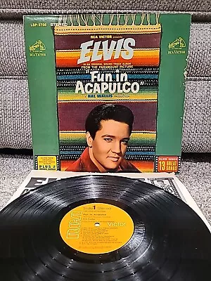 Elvis Presley - Fun In Acapulco Soundtrack Lp  LSP2756 Vinyl 1971 Rca Victor VG • $12.09