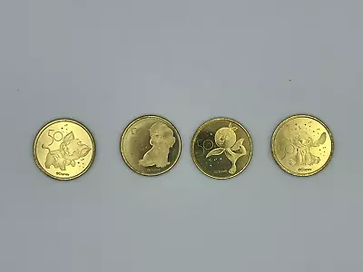 Disney World 50th Anniversary Mickey Mouse Token Coins Lot Of 4 • $29.75