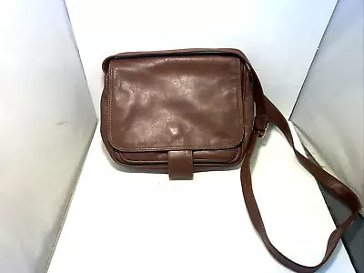 Vera Pelle Italy Brown Cross Body Purse • $19.99