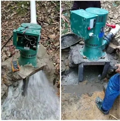 $3149.98 • Buy 10KW Hydro Water Generator Hydroelectric Power Oblique Strike-Turbine 1500r/min