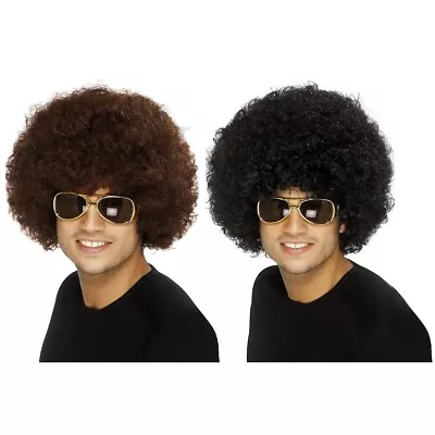 70s Funky Afro Wig Costume Accessory Adult Halloween • $11.46