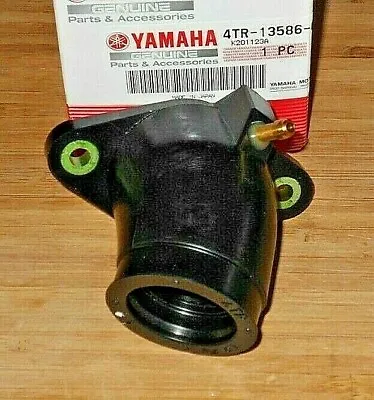 $48.95 • Buy Yamaha V-star 650 Carburetor To Rear Cylinder Head Intake Boot, Rubber Flange
