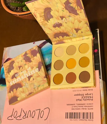 Authentic New Colourpop Lil Ray Of Sunshine Limit Eye Shadow Palette New In Box • $9.88