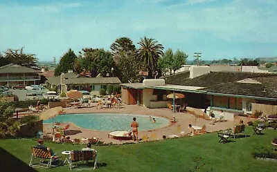 Postcard CA Monterey California Casa Munras Garden Hotel Pool Vintage PC E3599 • $4
