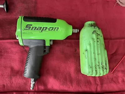 Snap On MG725 1/2 Inch Drive Heavy Duty Air Impact Wrench Green • $275