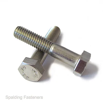 Metric A2 Stainless Steel Hexagon Head Set Screws & Bolts - M10 & M12 • £2.18