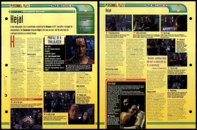 £1.49 • Buy Kejal - Holodeck Beings - Star Trek Fact File Page