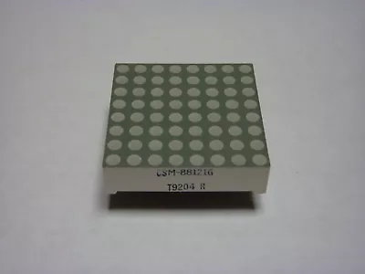 £3.99 • Buy 8 X 8 DOT MATRIX GREEN LED DISPLAY MODULE 32mm X 32mm 16 PIN 