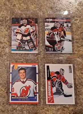 (4) Martin Brodeur 1990-91 Score Rookie Card RC 1993-94 Topps 1996-97 Devils HOF • $9.99