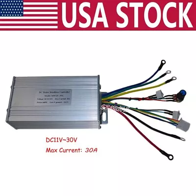 Electric DC12V 24V 30A Brushless DC Motor Speed Controller Hydraulic Pump Driver • $49.99