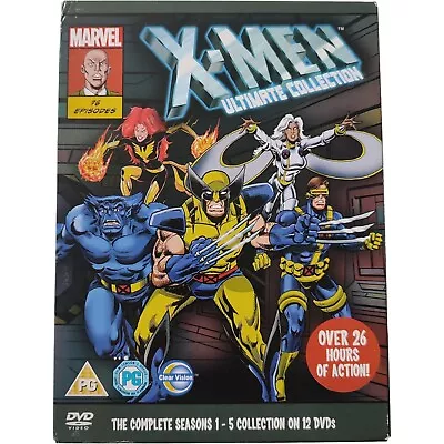 X-Men Ultimate Collection DVD Set Complete Series Season 1 2 3 4 5 Marvel Comics • £99.99