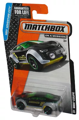 Matchbox MBX Adventure City (2013) Black Coupe Toy Car 69/120 • $11.98