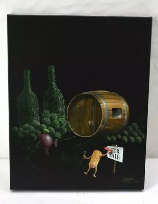 Michael Godard Limited Edition Wine Seller 112/150 Signed Giclee Print W COA • $539.99