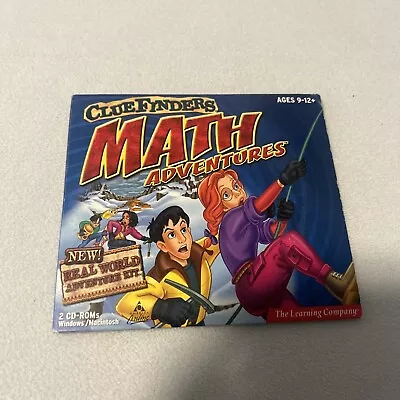 CLUEFINDERS Math Adventures Ages 9-12 2 CD-ROM Set • $13