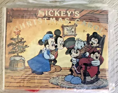 Vintage Disney's 1983 Mickey's Christmas Carol Mini Hardcover Book NEW • $18