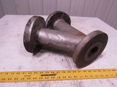 2-1/2   X 2-1/2  X 2-1/2  Cast Steel Flanged Y Pipe Fitting W/O Bolt Holes • $27.81