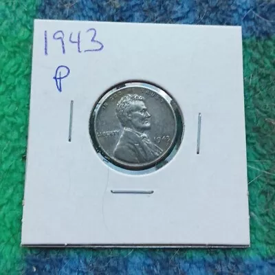 1943 P Lincoln Wheat Steel Cent • $0.25