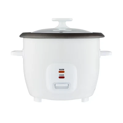 $18 • Buy 7 Cup Electric Rice Cooker White Cool Touch Handles Steamer Cook Keep Warm