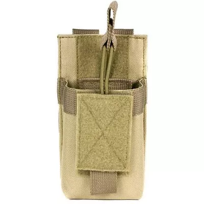 Tan Pouch Fits Yaesu VX FT250R FT270R FT60R FT65R Baofeng UV5R HT HAM Radios • $16.10