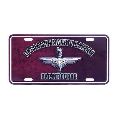 £10 • Buy Operation Market Garden WW2 Pressed Metal Licence Plate Para Paratrooper British