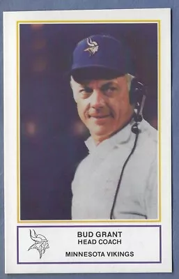 1983 Team Issue Minnesota Vikings Police #8 Bud Grant HOF • $8.99