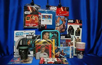 $32.99 • Buy Star Wars Rouge 1 Party Set # 15 Force Awakens Cups Plates Napkins Masks Banner