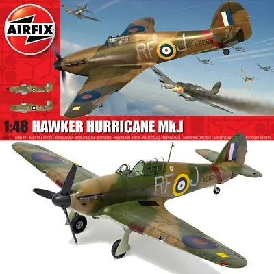 Airfix A05127A Hawker Hurricane Mk.1 1:48 Plastic Model Kit • £29.95