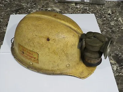 Vintage Ed Bullard Co Hard Boiled Hard Hat Original Liner W/lantern Mining • $33.33