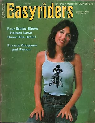 Vintage Easyriders Magazine September 1976 Helmet Laws Down The Drain! • $30