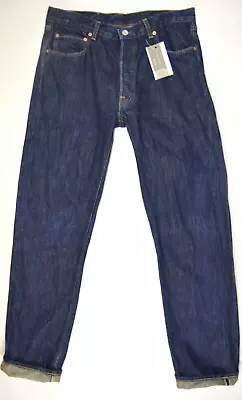 Mens LEVIS 501 XX LVC SELVEDGE JEANS Vintage Size W32 L32 Big E Raw Crease • £94