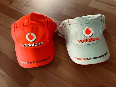 2 Caps Vodafone Alonso & Lewis Hamilton McLaren Mercedes  Cap Hat  Formula 1 • $68